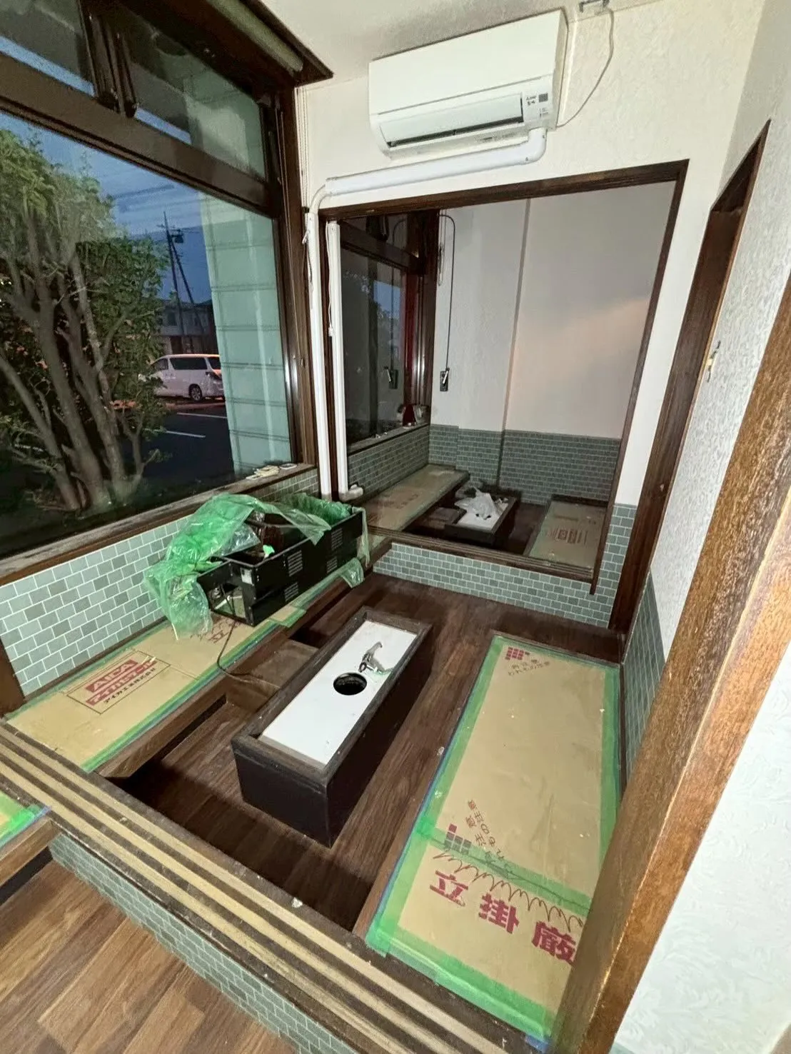 牛千クロス工事